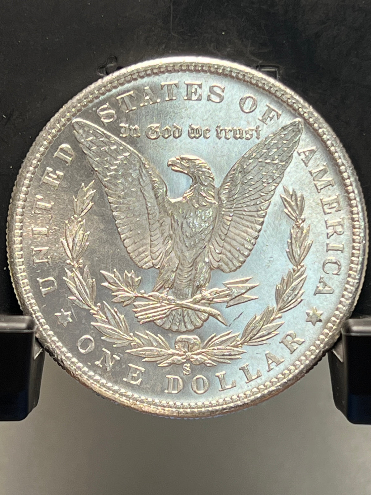 1880-S Morgan Silver Dollar Gem Brilliant Uncirculated Deep Mirror Proof-Like Mint State Cartwheel Luster