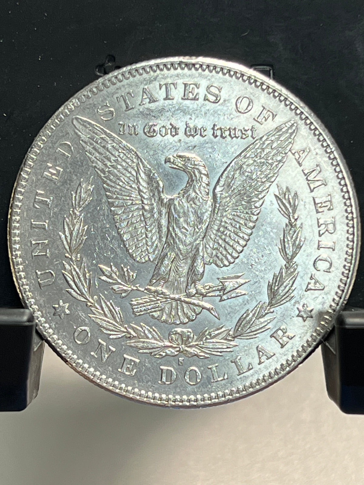 1878-S Morgan Silver Dollar About Uncirculated Mirror Proof-Like Cartwheel Luster