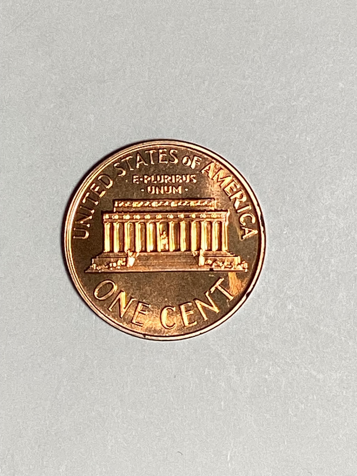 1963 Lincoln Memorial Red Proof Cent Deep Cameo Gem Brilliant Uncirculated