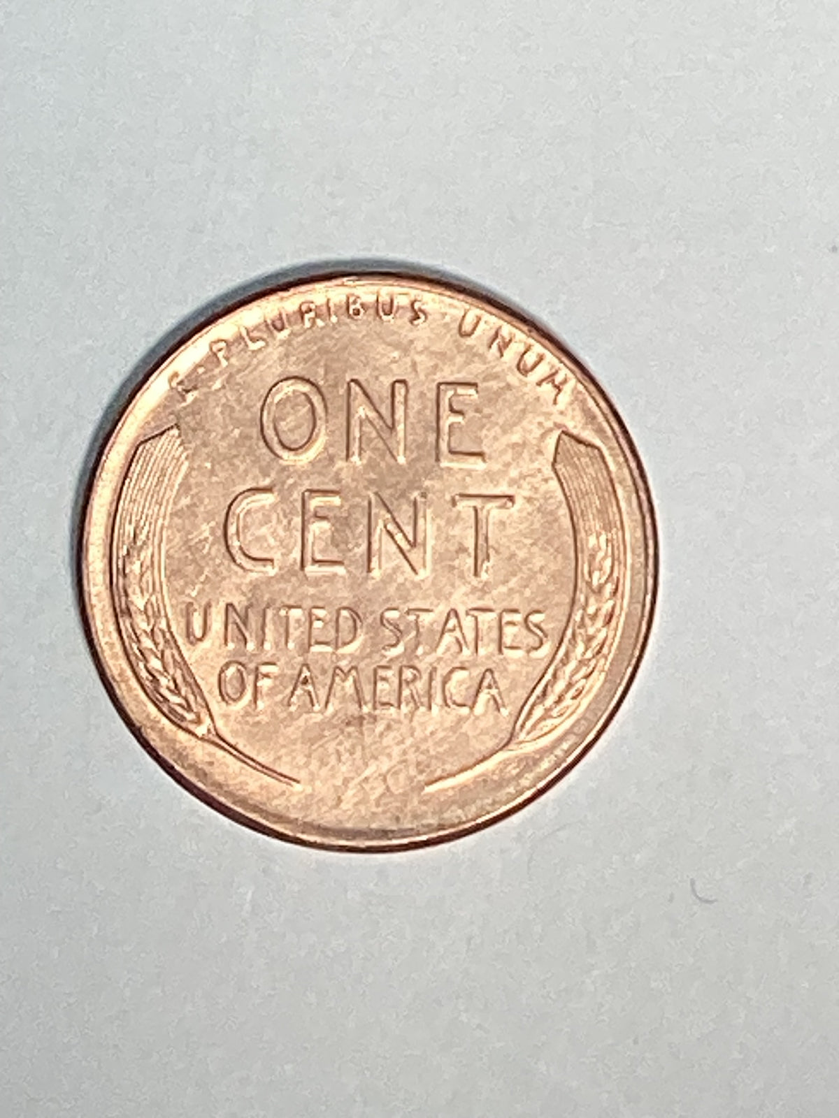 1956 Lincoln Wheat Cent Circulated Extremely Fine Coin Rim Error "L" (Liberty)