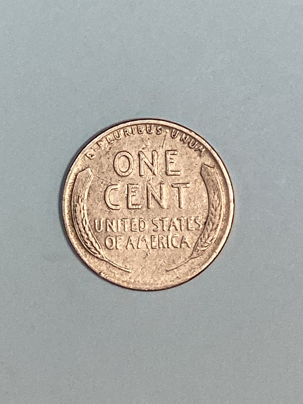 1945-D Lincoln Wheat Cent Circulated Very Fine Coin Rim Error "L" (Liberty)