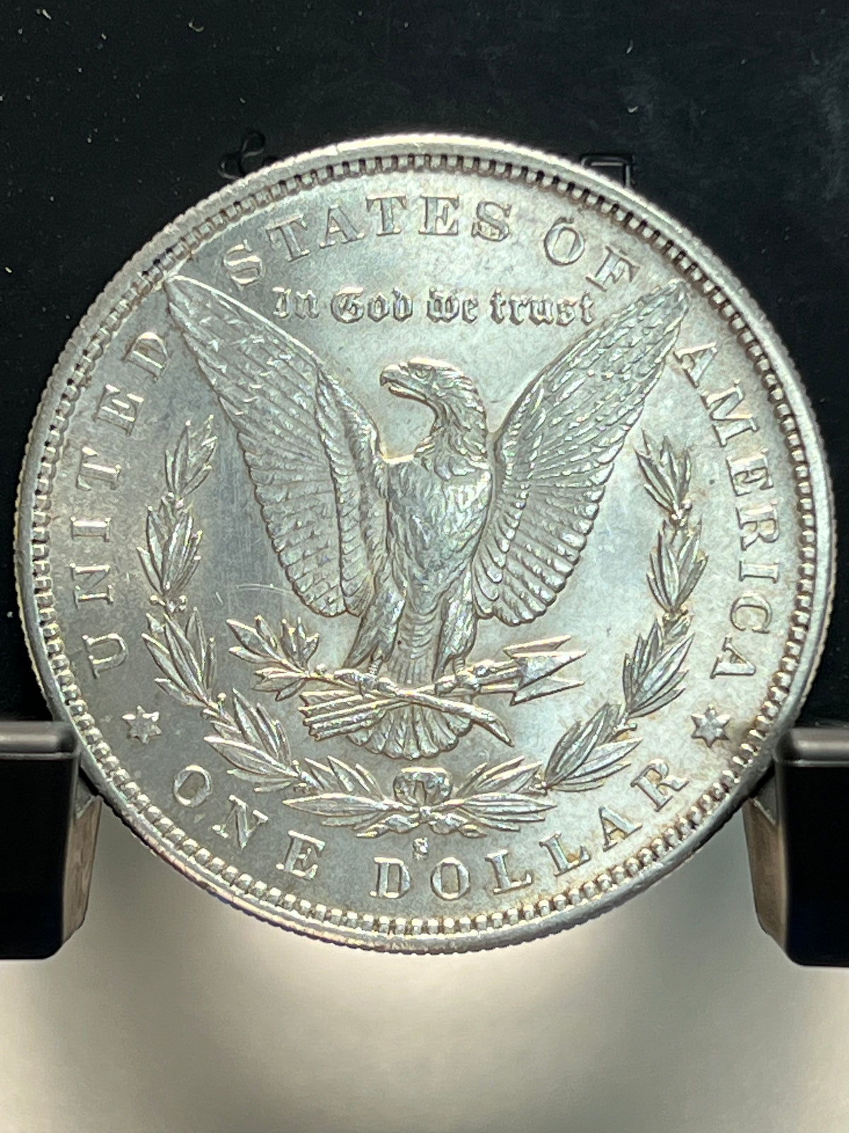1879-S Morgan Silver Dollar About Uncirculated Mirror Proof-Like Cartwheel Luster