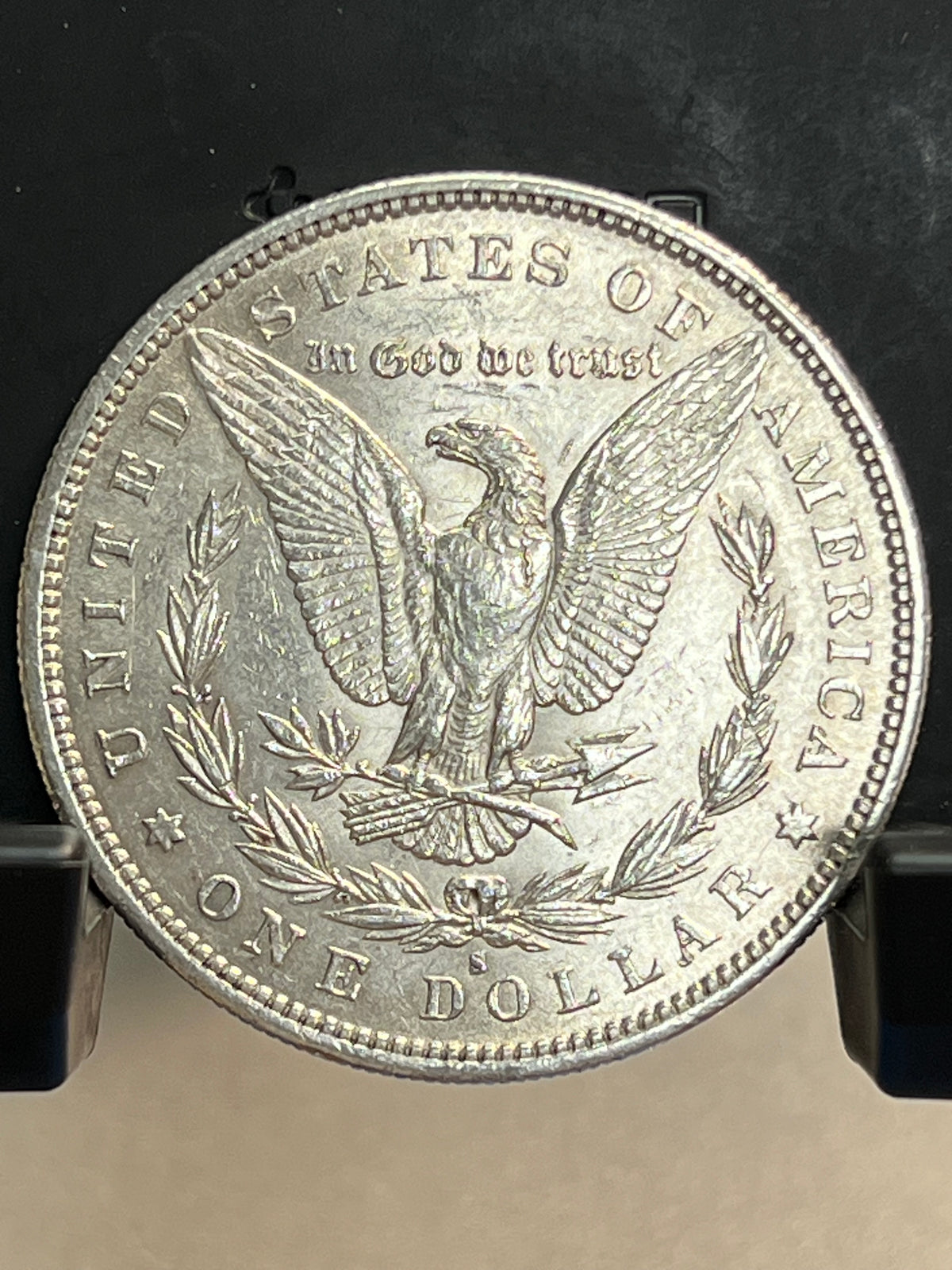 1881-S Morgan Silver Dollar About Uncirculated Mirror Proof-Like Cartwheel Luster