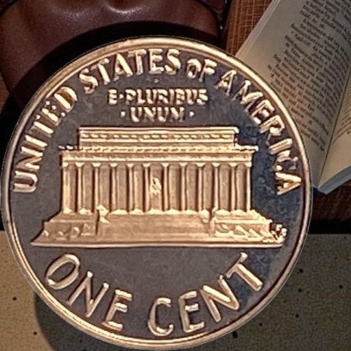 1977-S Lincoln Memorial Cent Deep Cameo Gem Proof Uncirculated