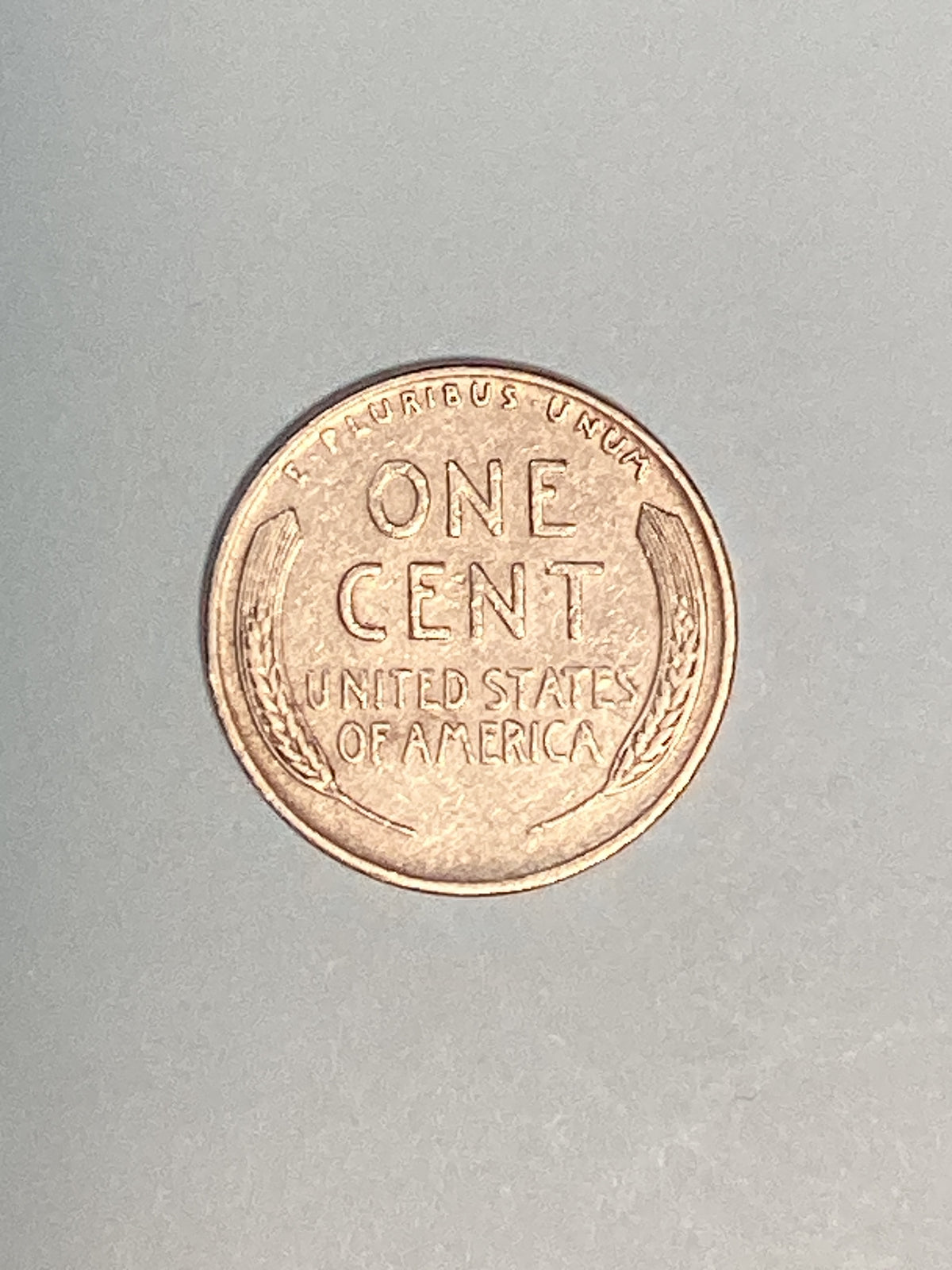 1945 Lincoln Wheat Cent Circulated Extremely Fine Coin Rim Error "L" (Liberty)