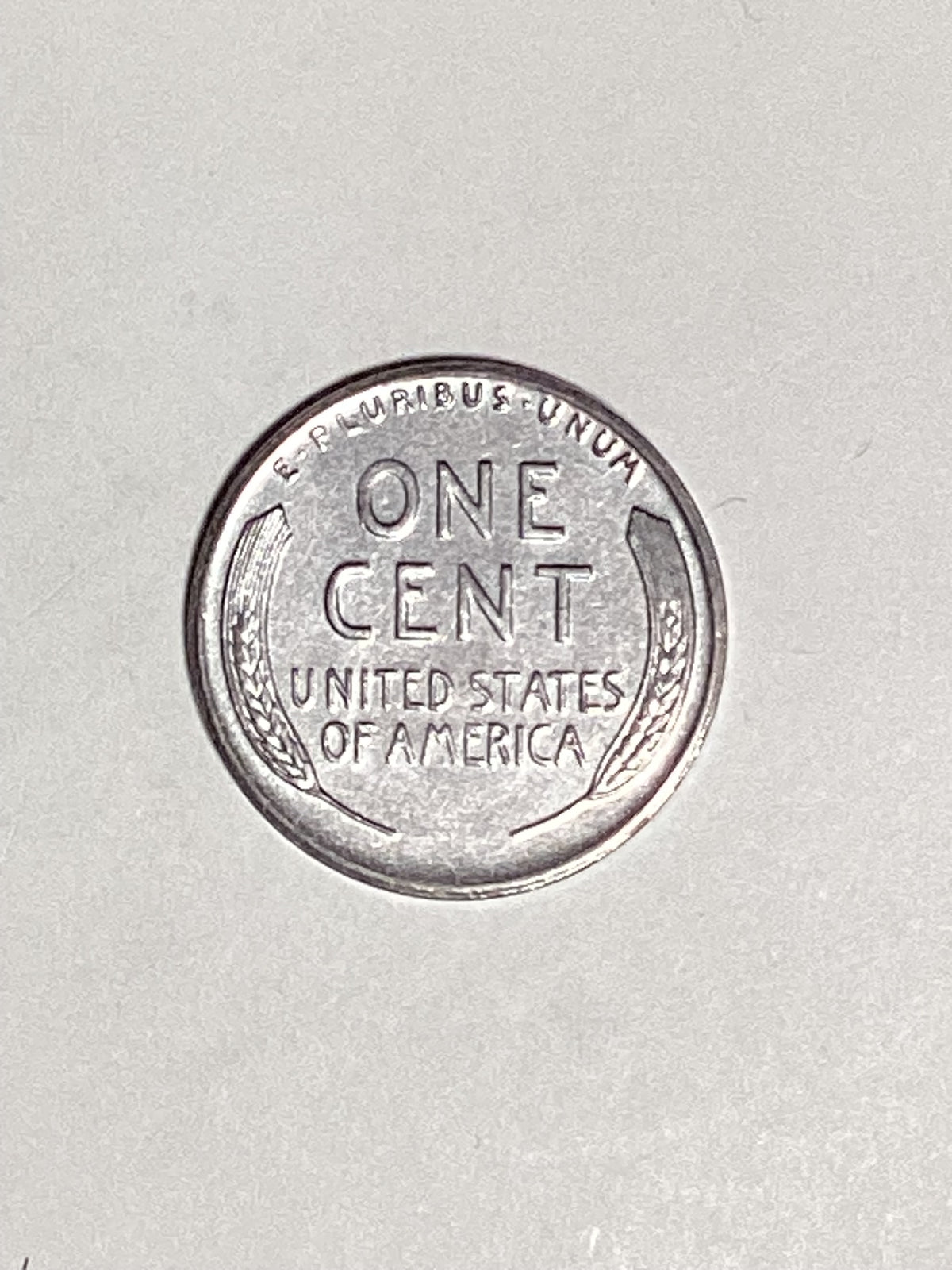 1943-S Lincoln Wheat Steel Cent About Uncirculated Coin Rim Error "L" (Liberty)