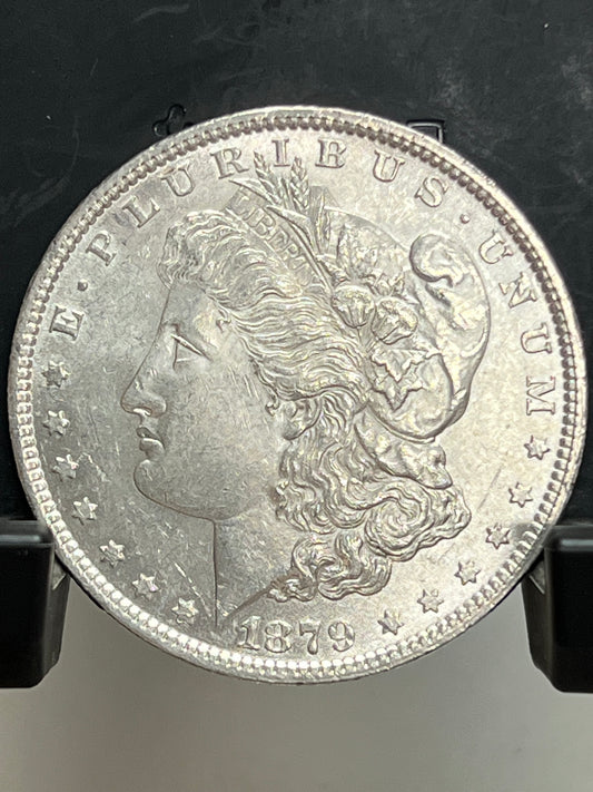 1879-P Morgan Silver Dollar Gem Brilliant Uncirculated Mirror Proof-Like Mint State Cartwheel Luster