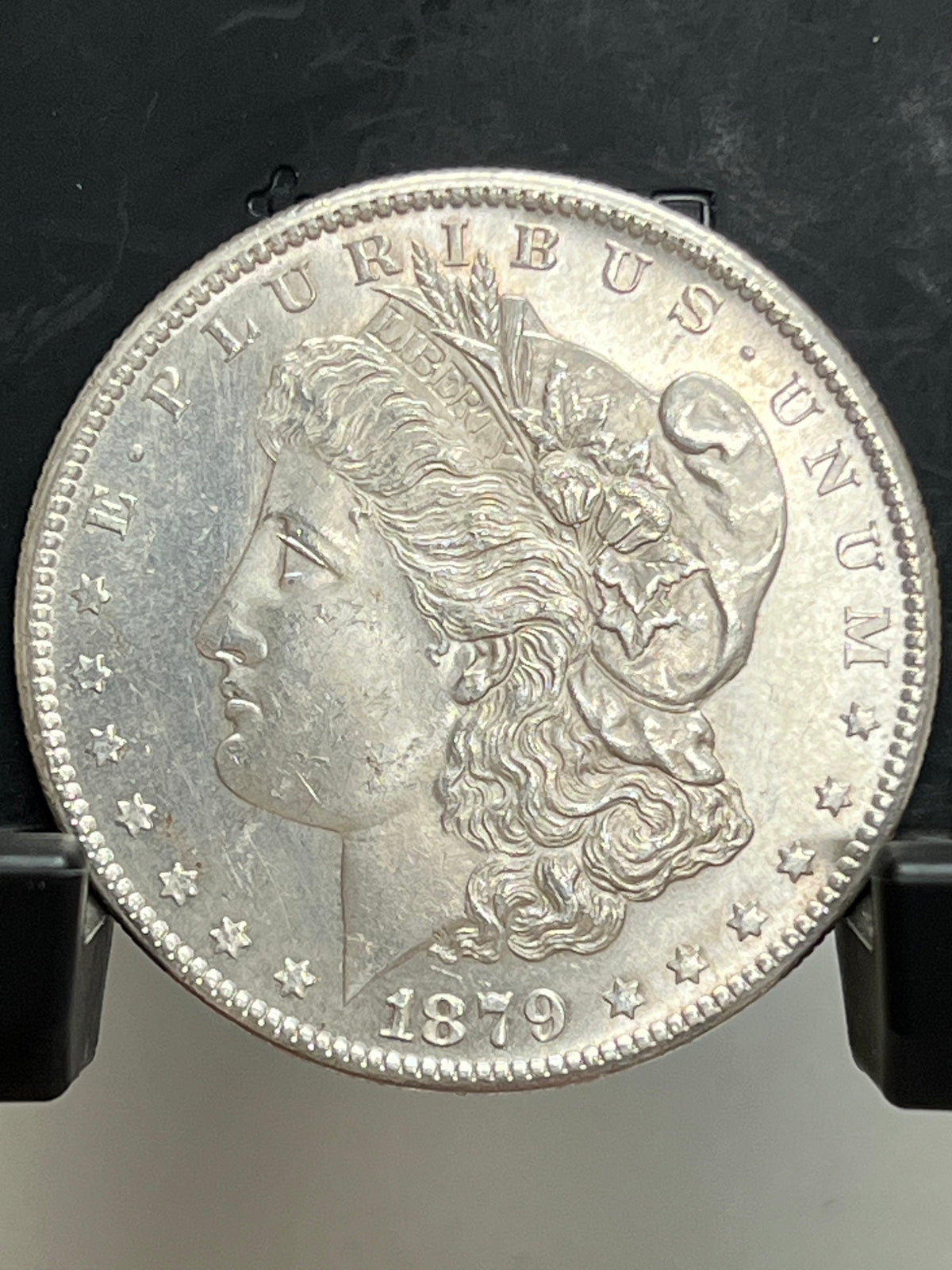 1879-S Morgan Silver Dollar Gem Brilliant Uncirculated Mirror Proof-Like Mint State Cartwheel Luster
