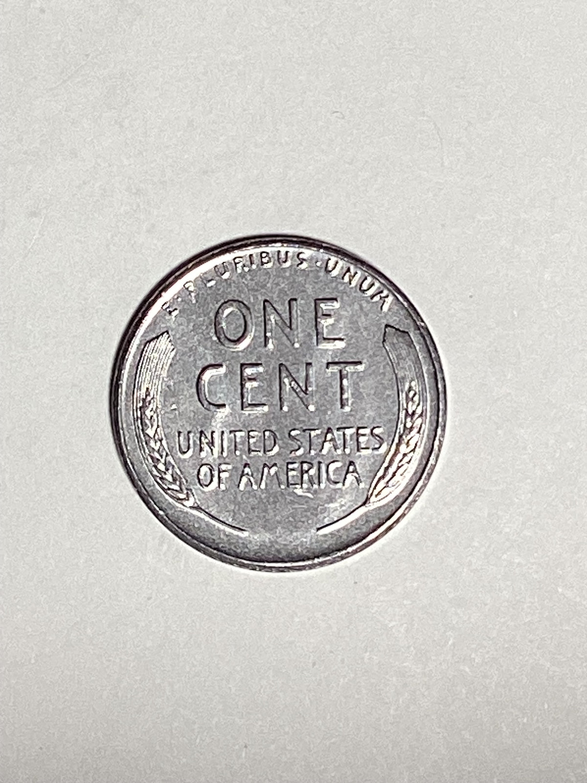 1943-S Lincoln Wheat Steel Cent About Uncirculated Coin Rim Error "L" (Liberty)