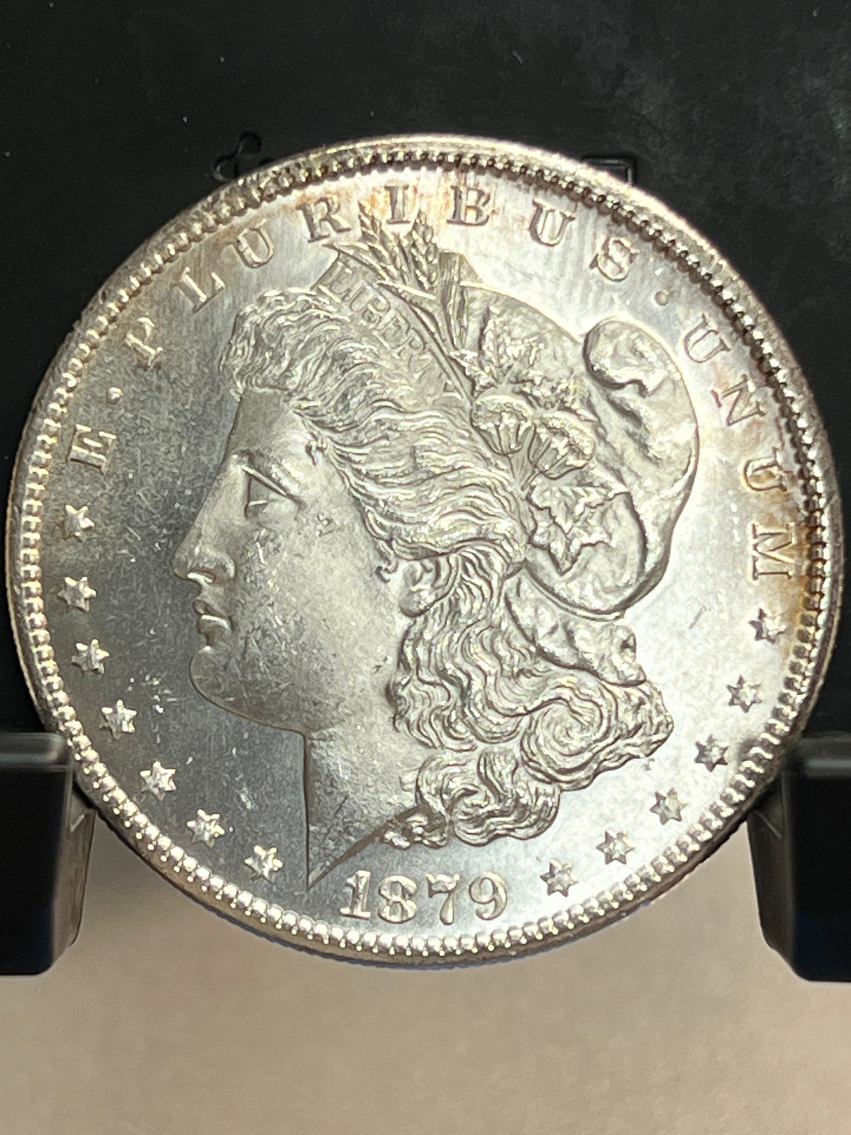 1879-S Morgan Silver Dollar Gem Brilliant Uncirculated Mirror Proof-Like Mint State Cartwheel Luster