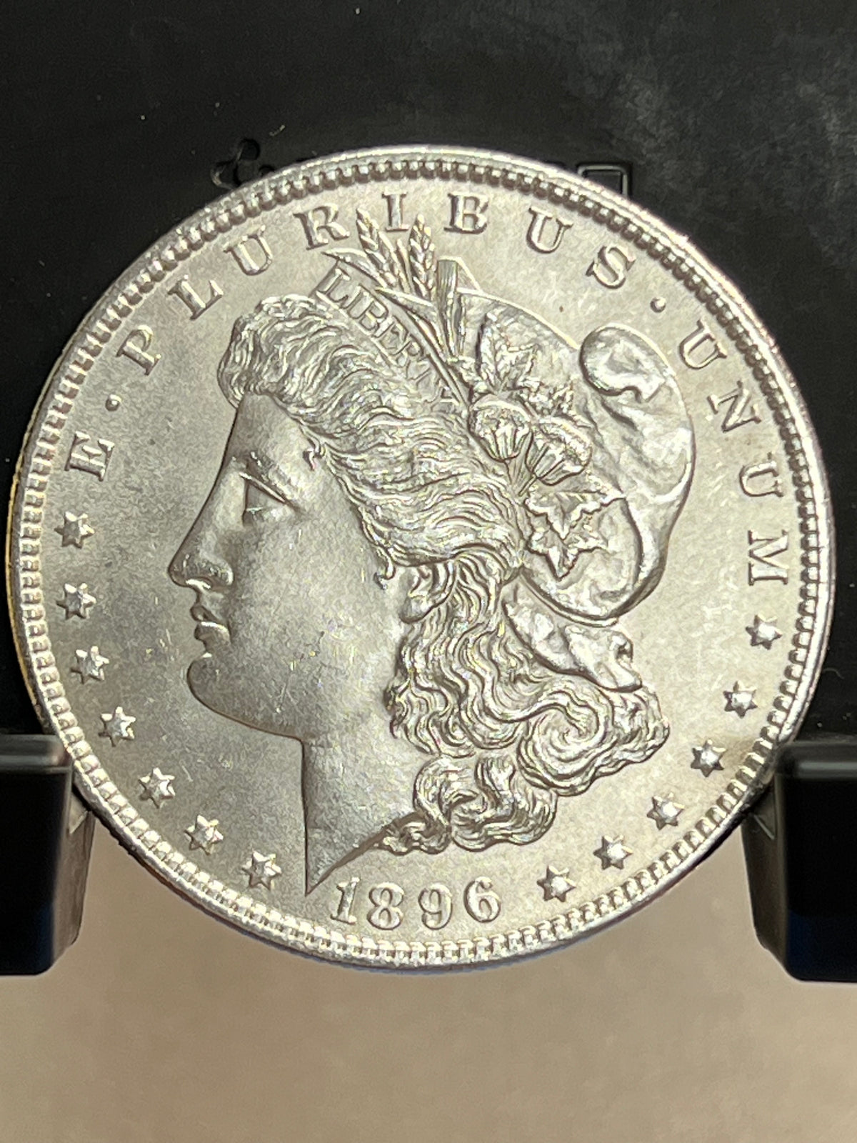 1896-P Morgan Silver Dollar Gem Brilliant Uncirculated Mirror Proof-Like Mint State Cartwheel Luster