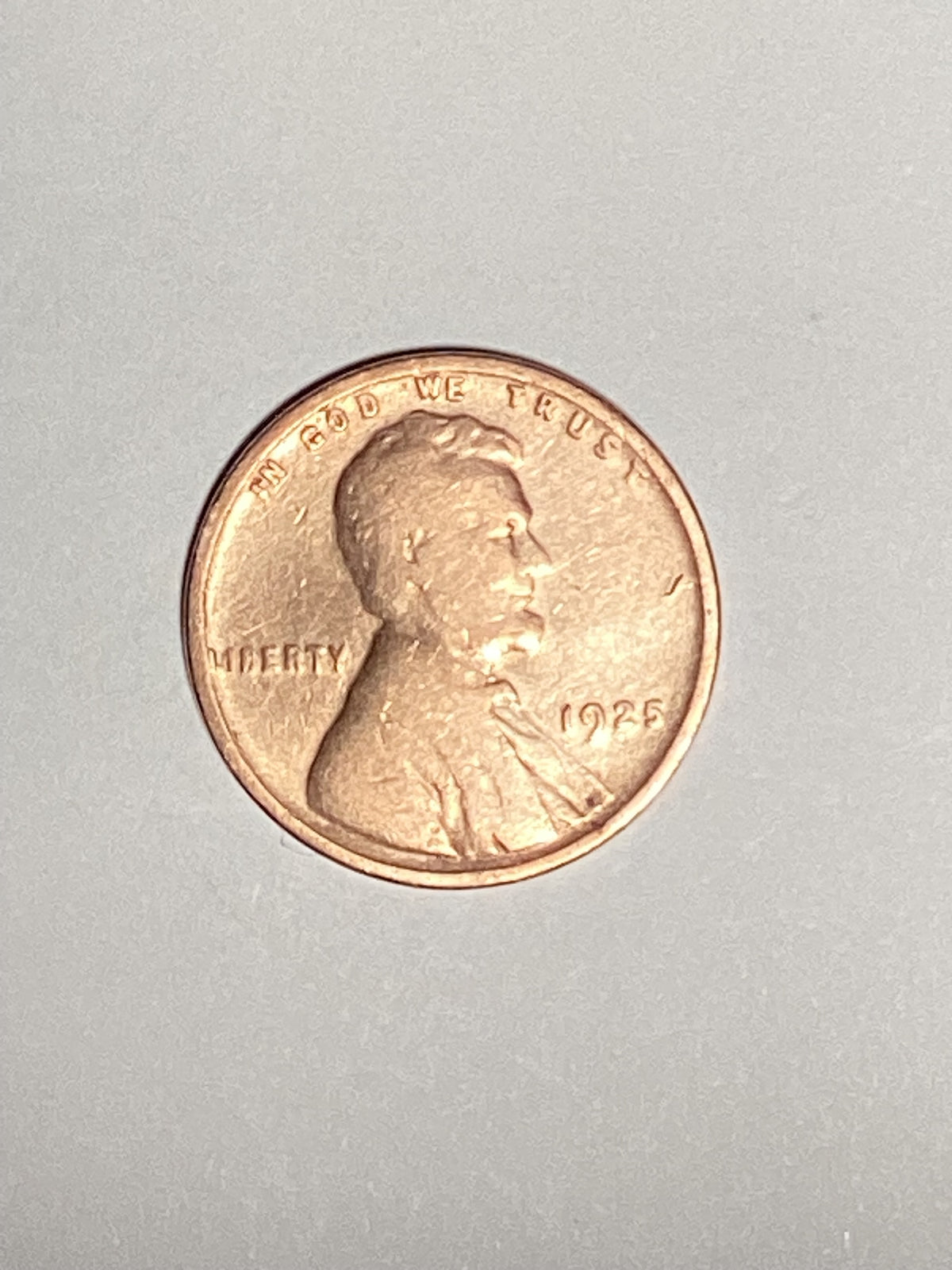 1925-P Lincoln Wheat Cent Circulated Very Good