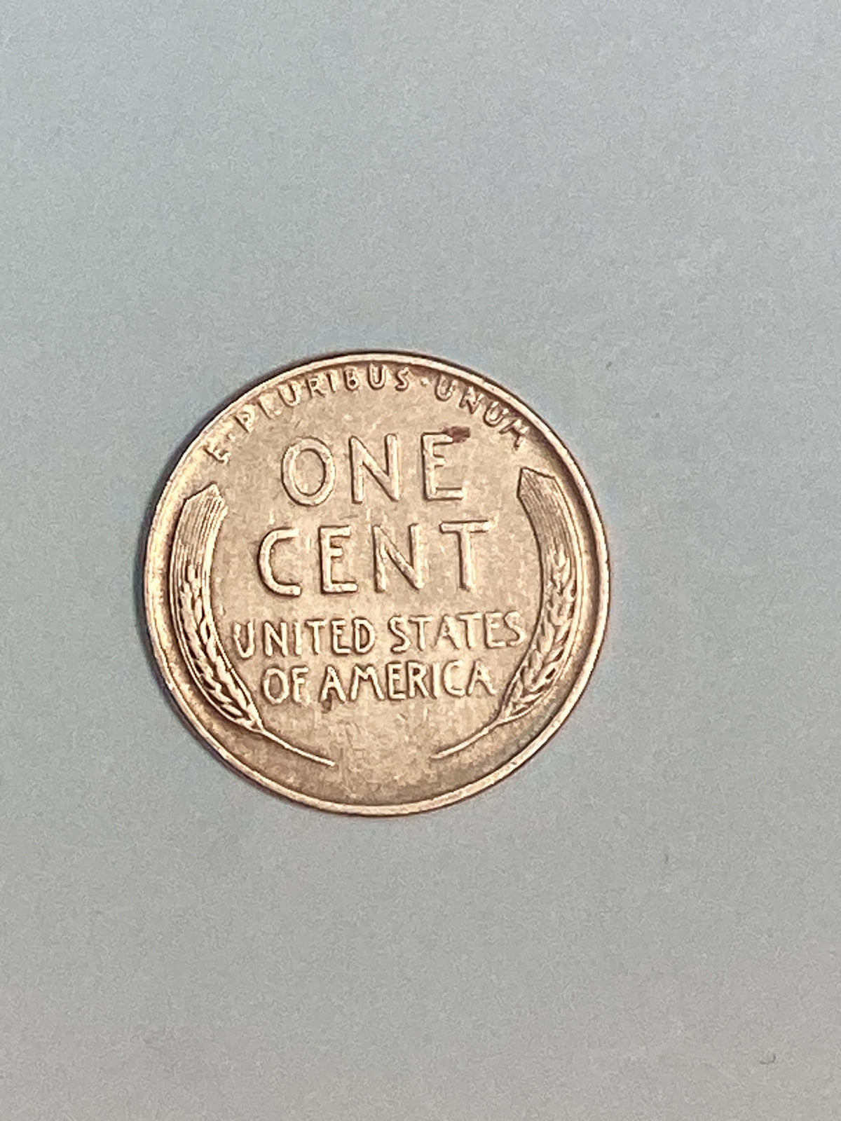 1942 Lincoln Wheat Cent Circulated Extremely Fine Coin Rim Error "L" (Liberty)