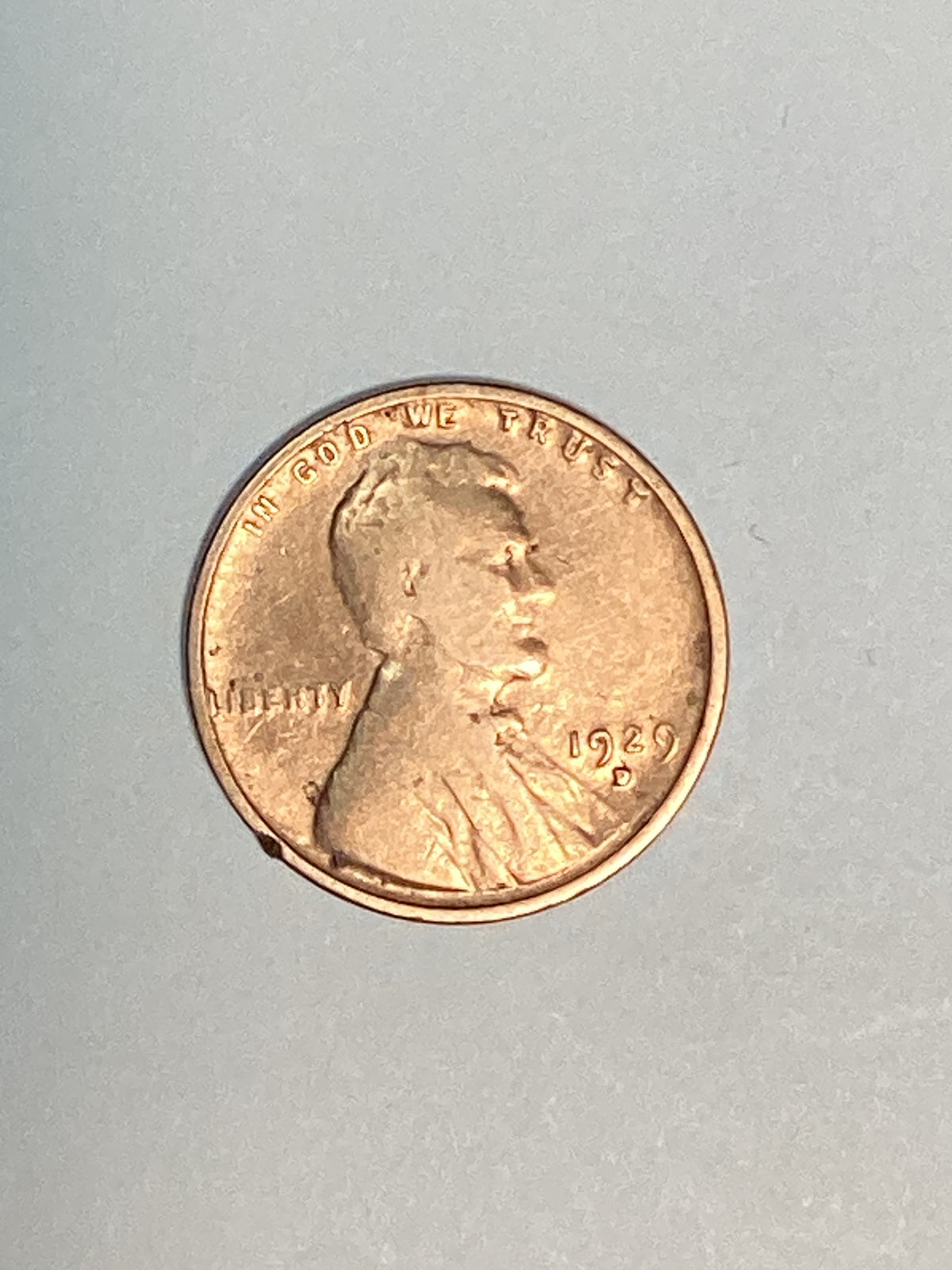 1929-D Lincoln Wheat Cent Circulated Fine