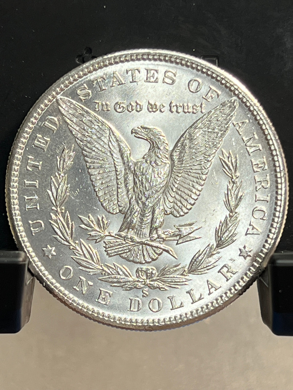 1880-S Morgan Silver Dollar Gem Brilliant Uncirculated Deep Mirror Proof-Like Mint State Cartwheel Luster