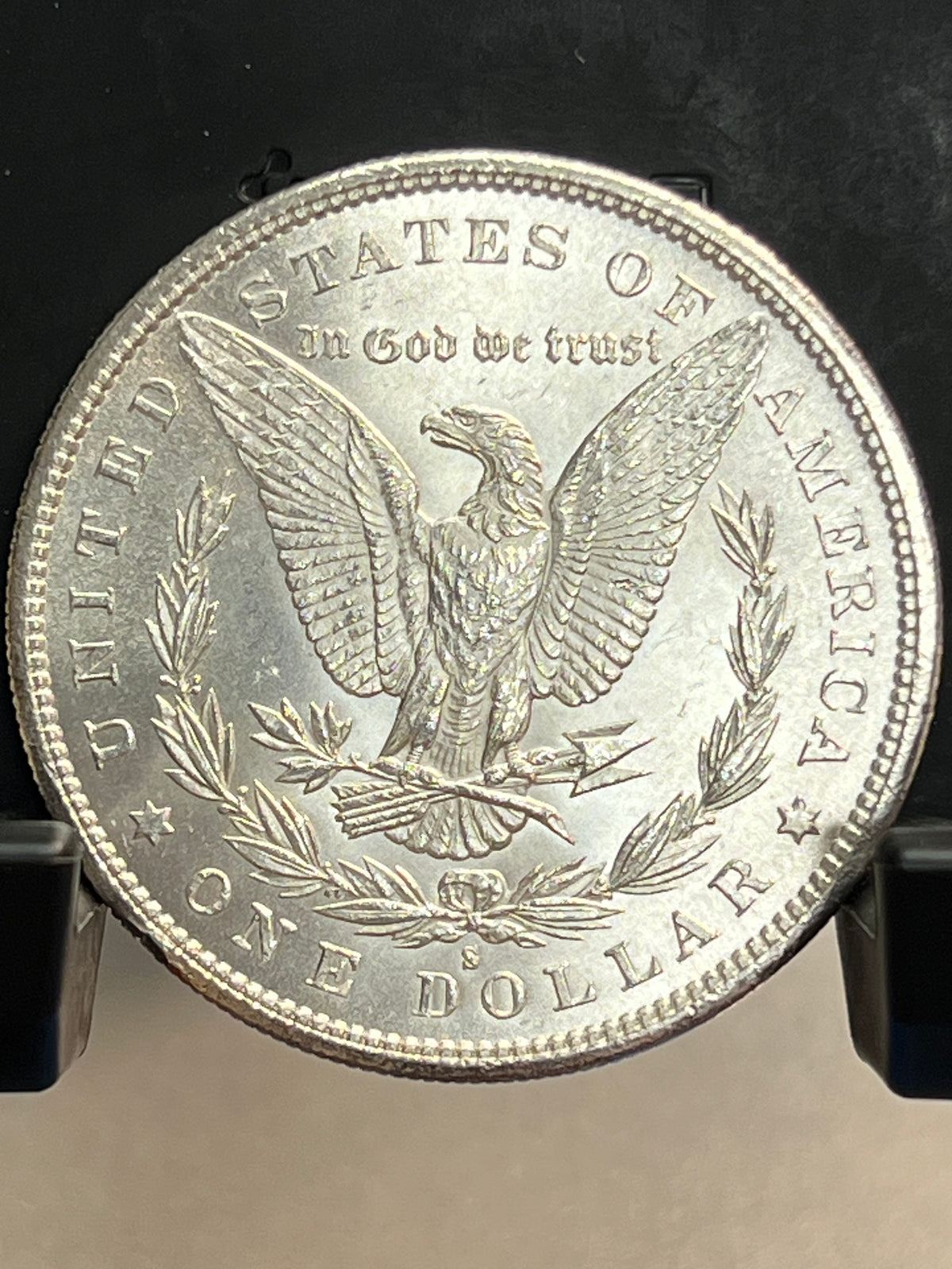 1879-S Morgan Silver Dollar Gem Brilliant Uncirculated Mirror Proof-Like Mint State Cartwheel Luster