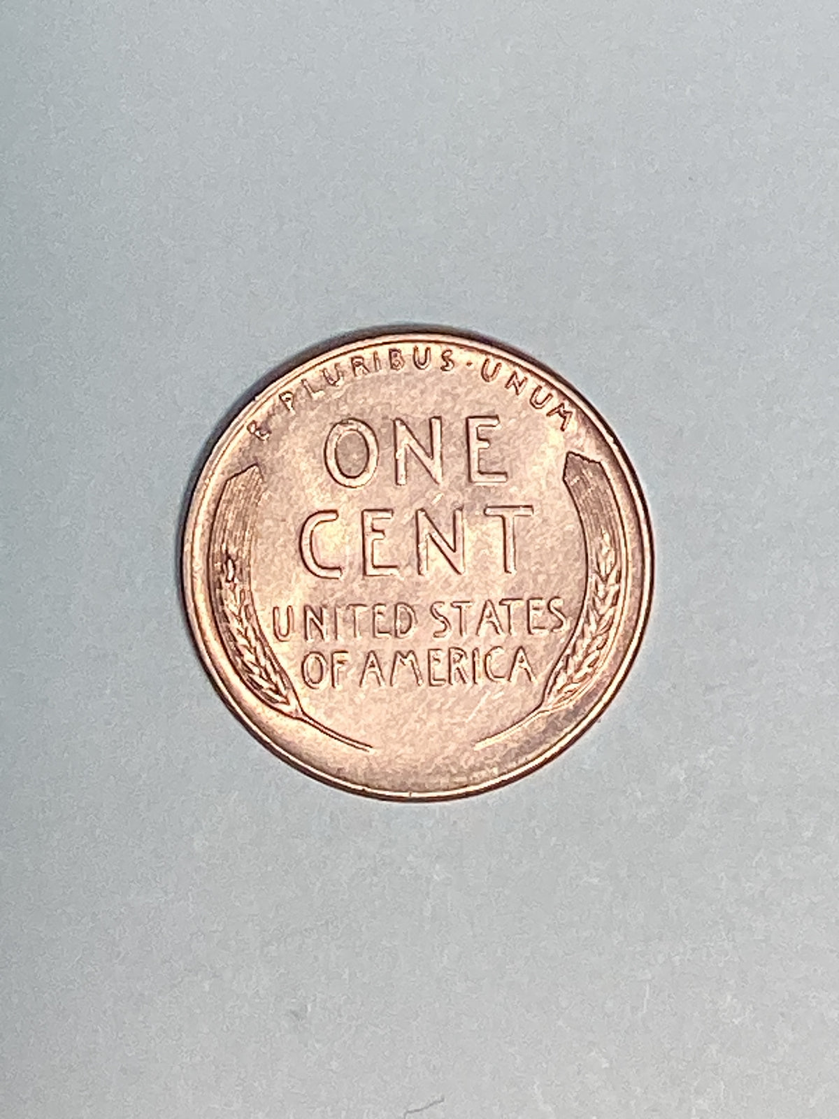 1958 Lincoln Wheat Cent About Uncirculated Coin Rim Error "L" (Liberty)