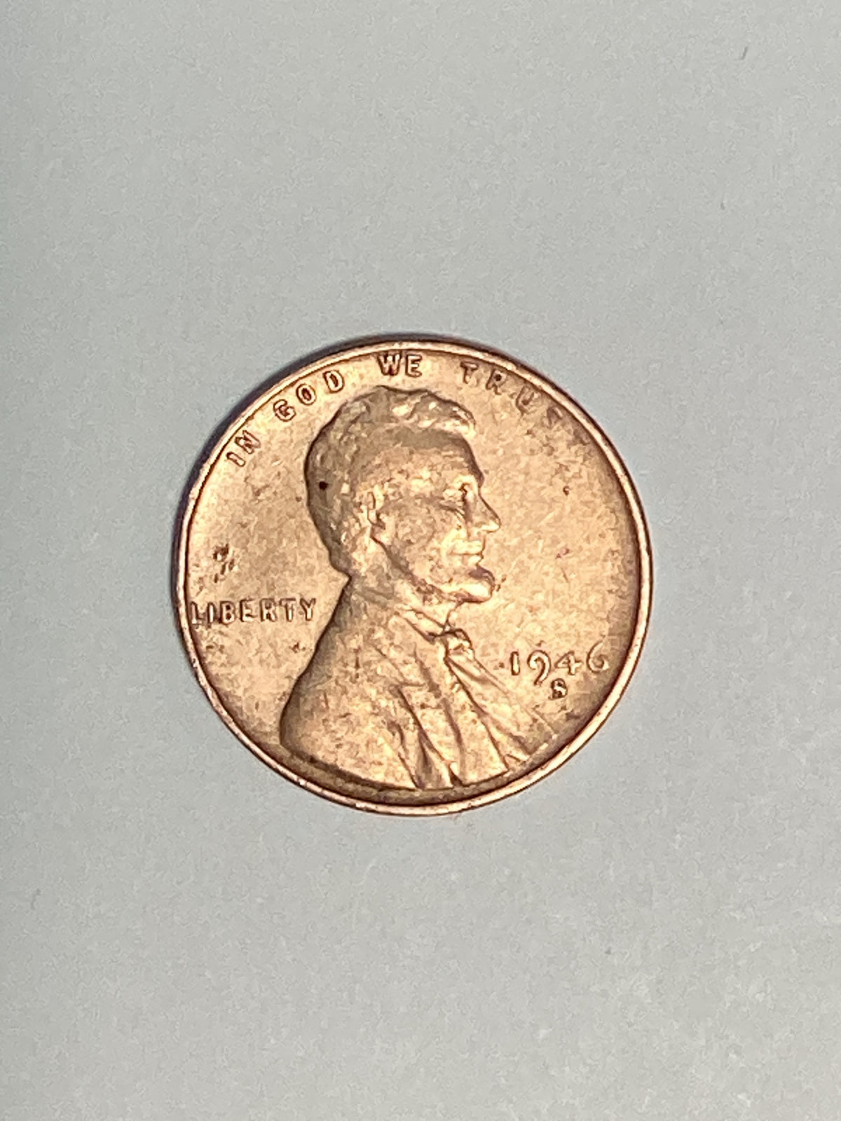 1946-S Lincoln Wheat Cent Circulated Very Fine