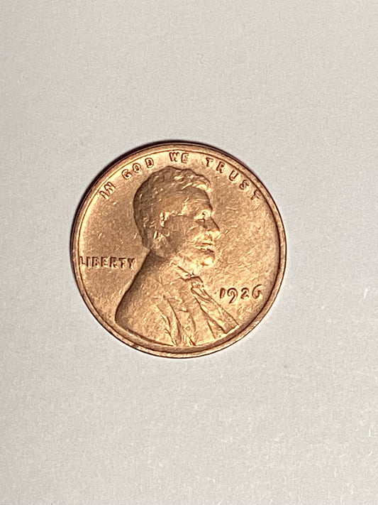 1926-P Lincoln Wheat Cent Circulated Very Fine