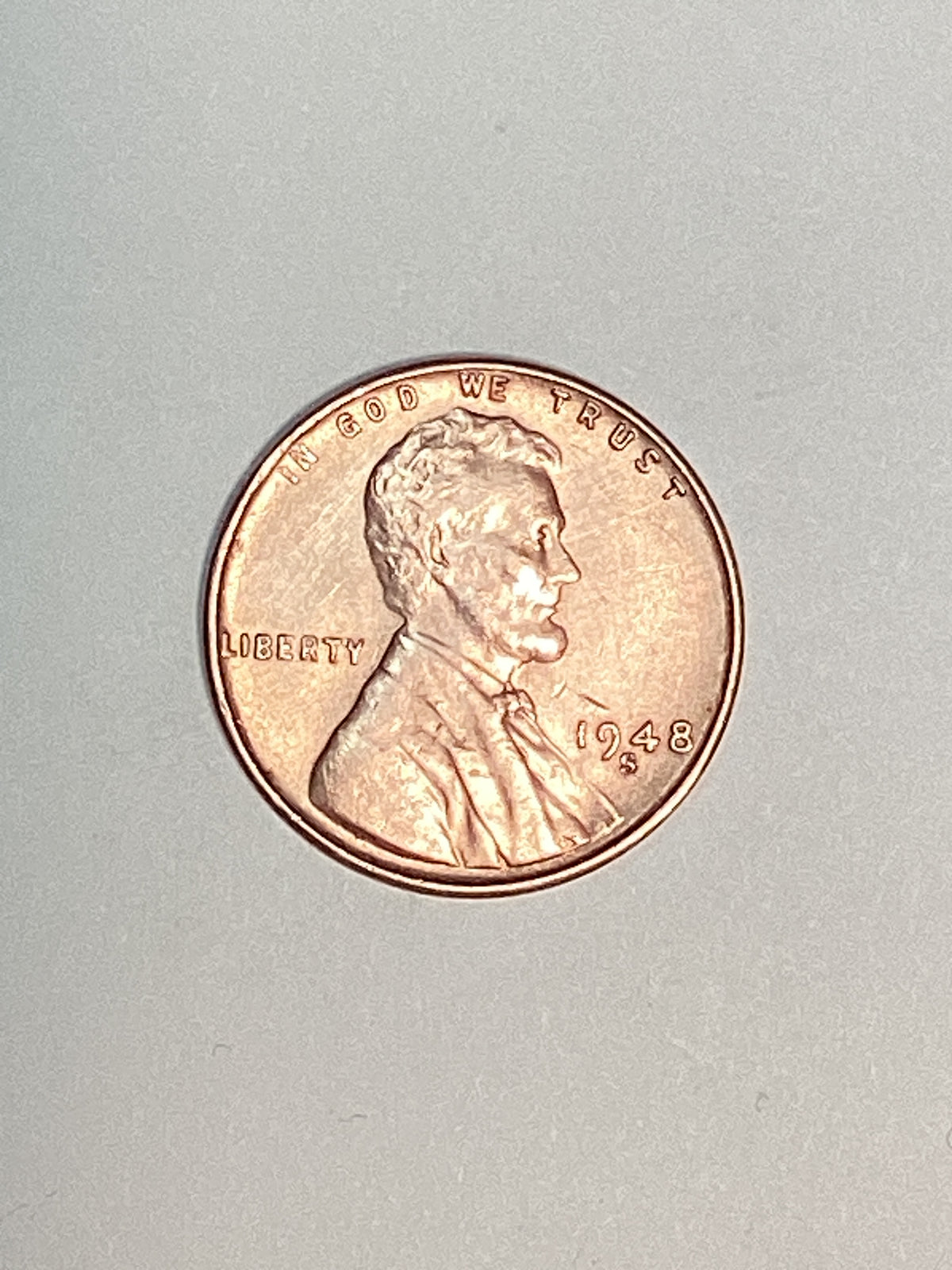 1948-S Lincoln Wheat Cent About Uncirculated