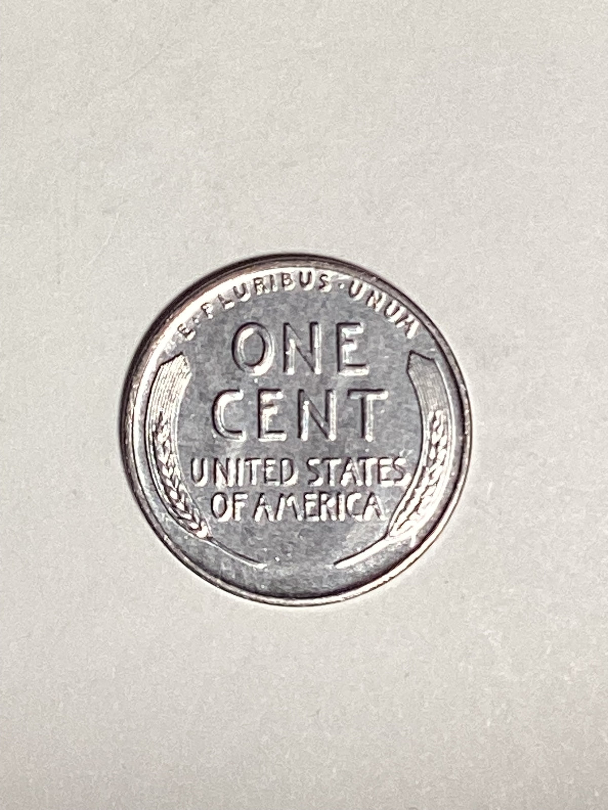 1943-S Lincoln Wheat Steel Cent About Uncirculated Coin Rim Error "L" (Liberty)