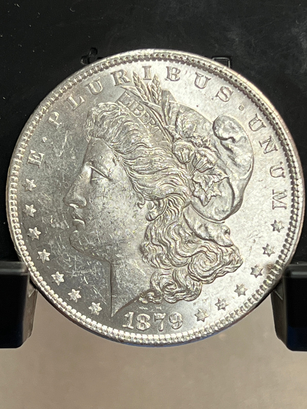 1879-P Morgan Silver Dollar Gem Brilliant Uncirculated Mirror Proof-Like Mint State Cartwheel Luster