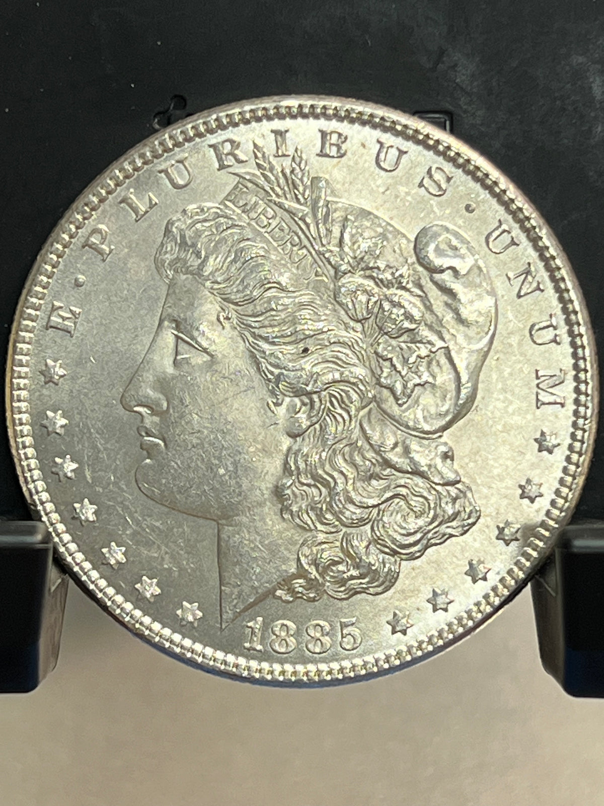 1885-P Morgan Silver Dollar Gem Brilliant Uncirculated Mirror Proof-Like Mint State Cartwheel Luster