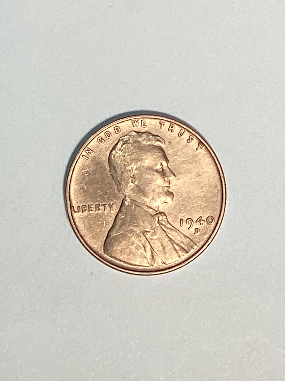 1940-D Lincoln Wheat Cent Circulated Extremely Fine