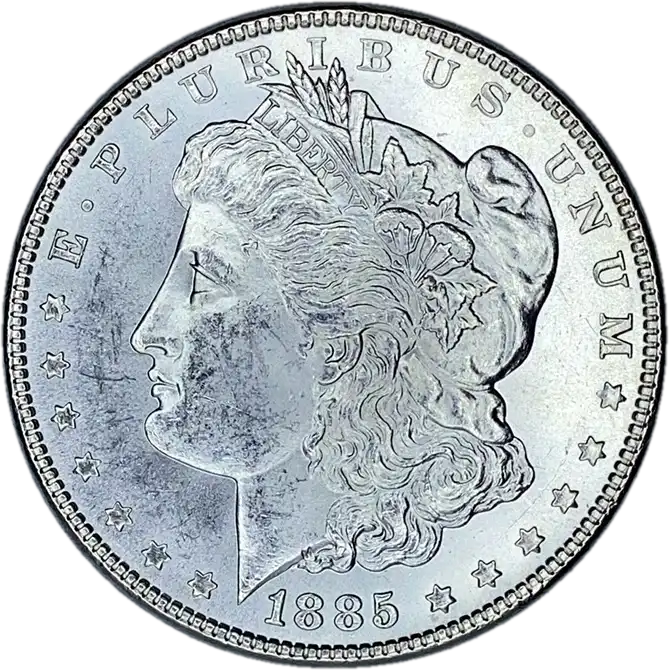 1885-S Morgan Silver Dollar Proof