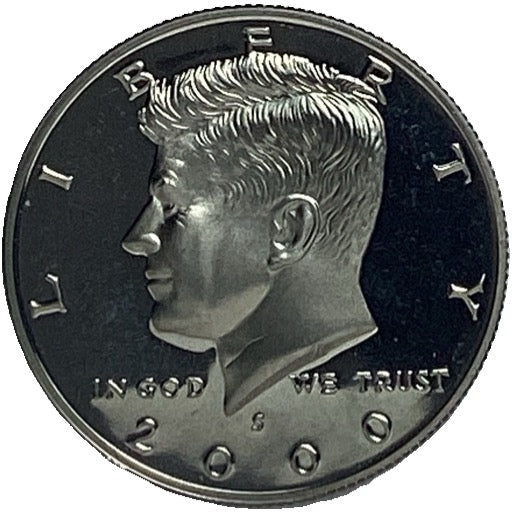 2000-S Kennedy Half Dollar Deep Cameo Proof